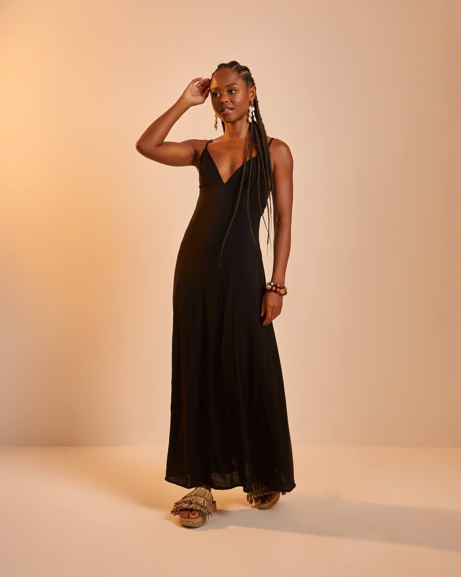 Vestido Longo Gisela Preto