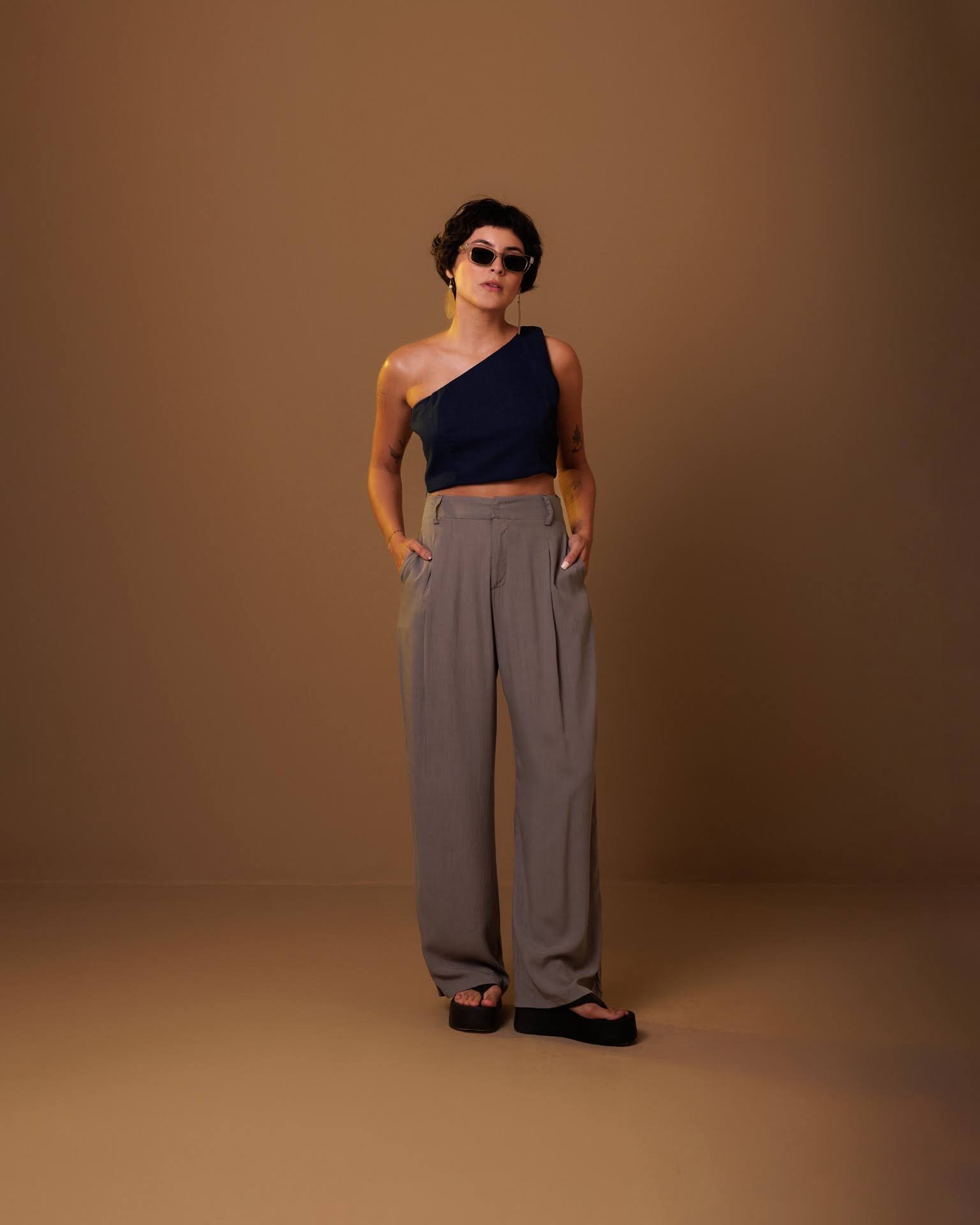 Pantalona Cris Cinza