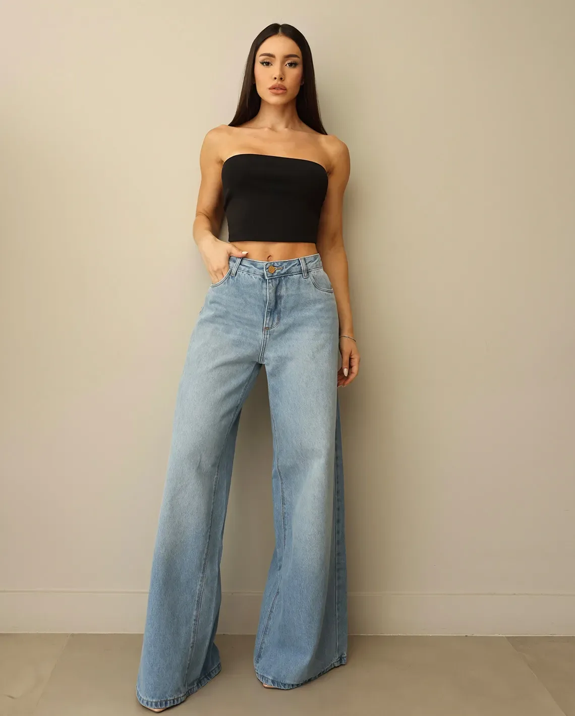 Calça Jeans Widi Leg Clara