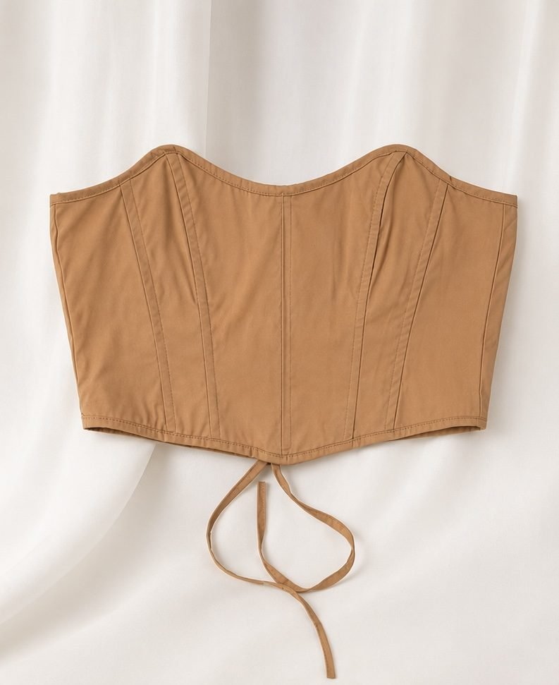Corset Atena Trançado Bege