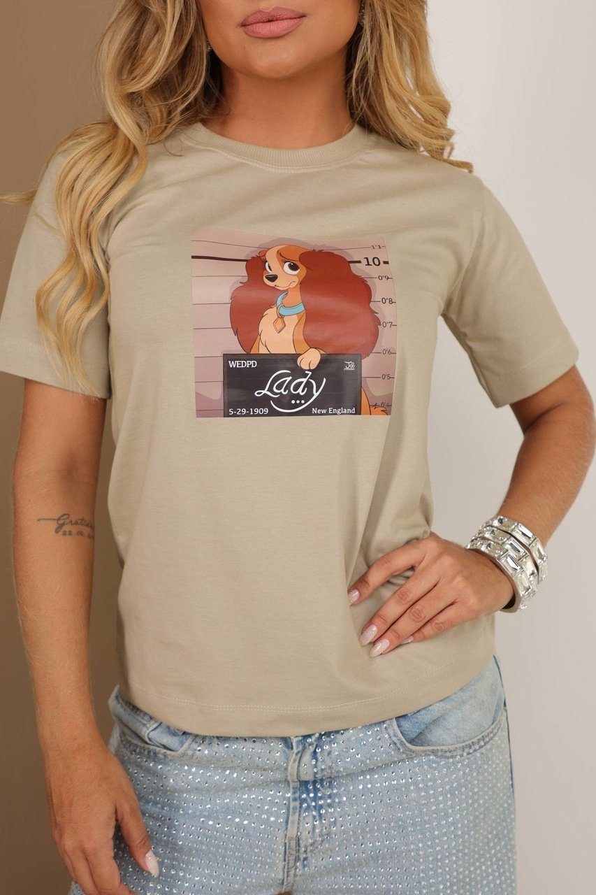T-shirt Lady Bege