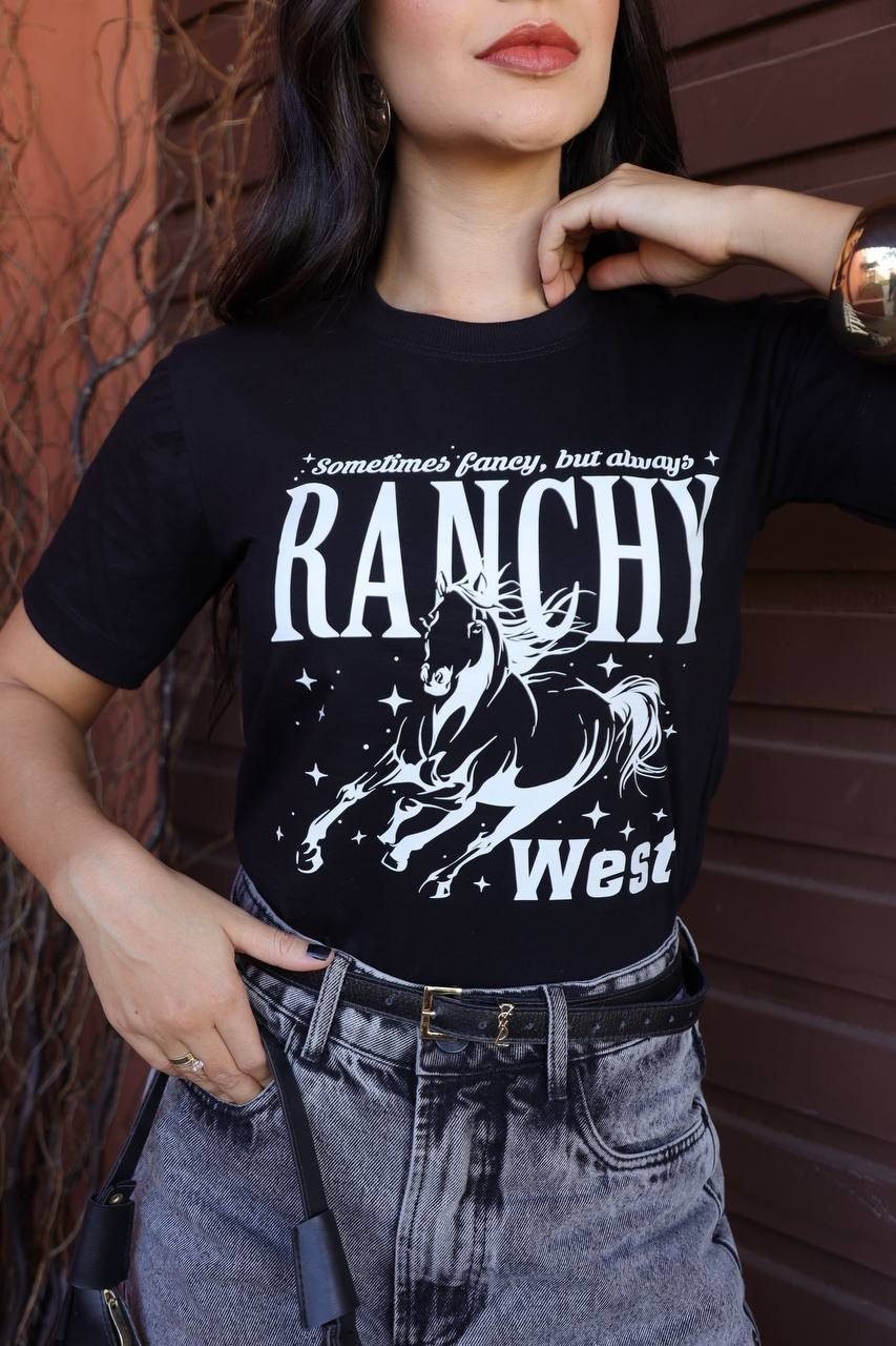 T-shirt Ranchy Preto