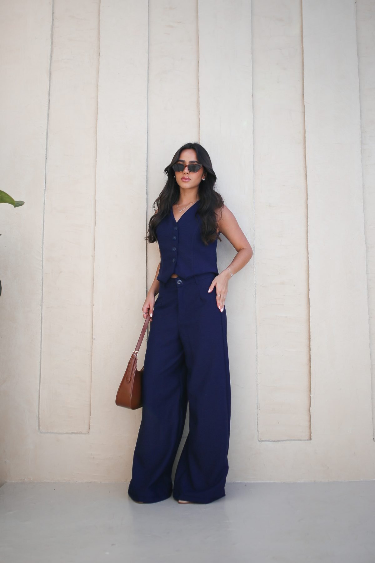 Conjunto Verônica Azul Marinho