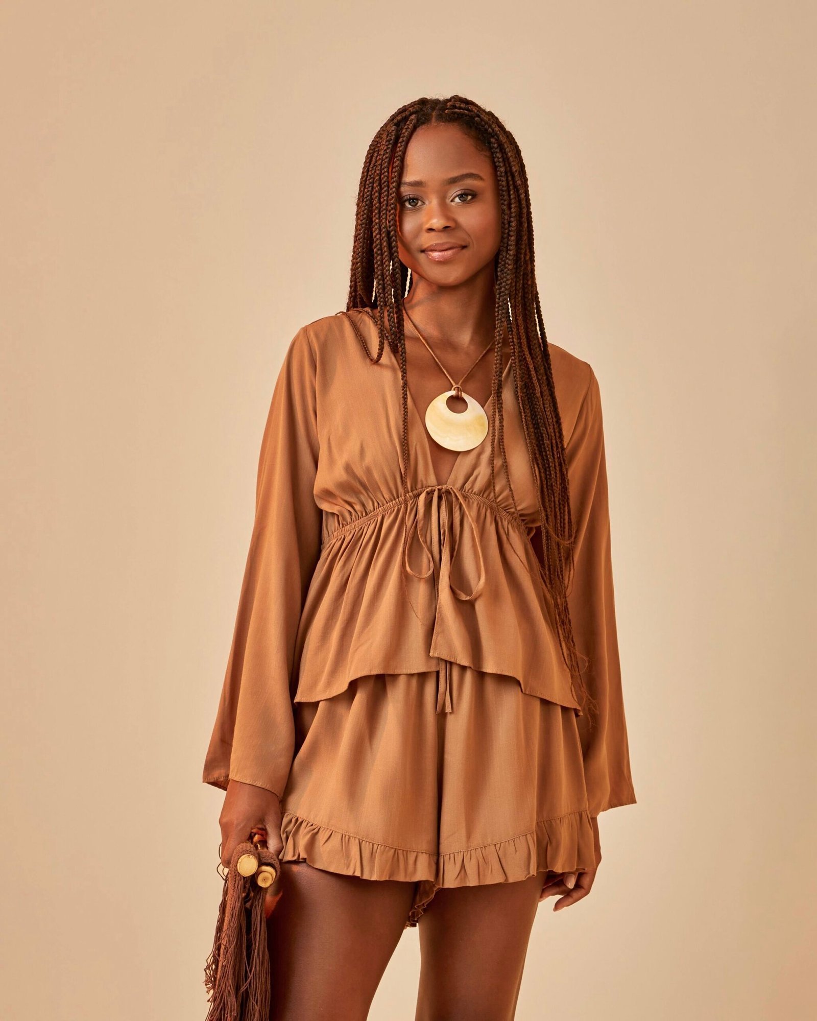Blusa Tamires Argila