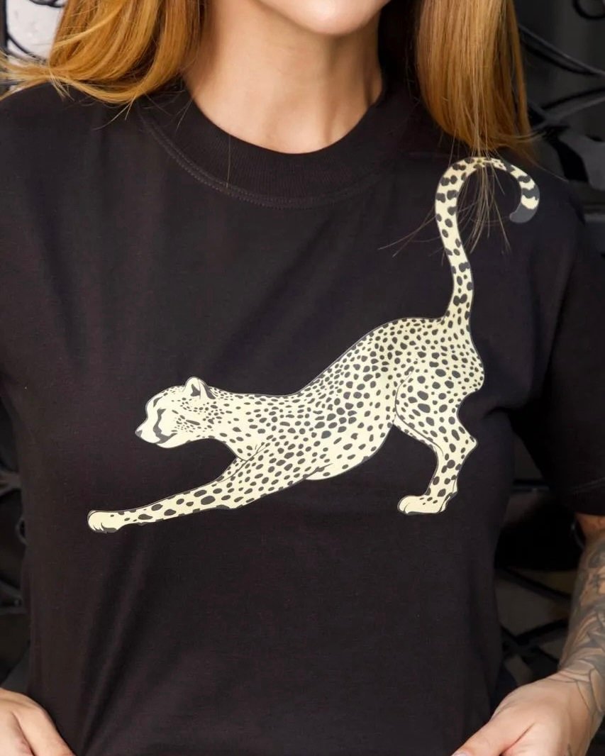 T-shirt Tigre Preto