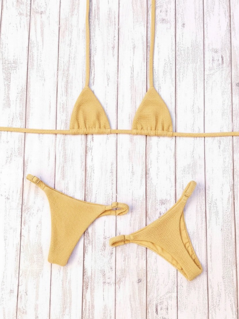 Biquíni Slim Fio Carmel Amarelo